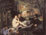 Edouard Manet Le dejeuner sur I-Herbe oil painting artist